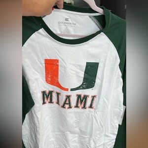 new UM 3/4 sleeve tee.